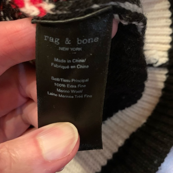 RAG & BONE Gabby plaid check v-neck - Picture 8 of 13